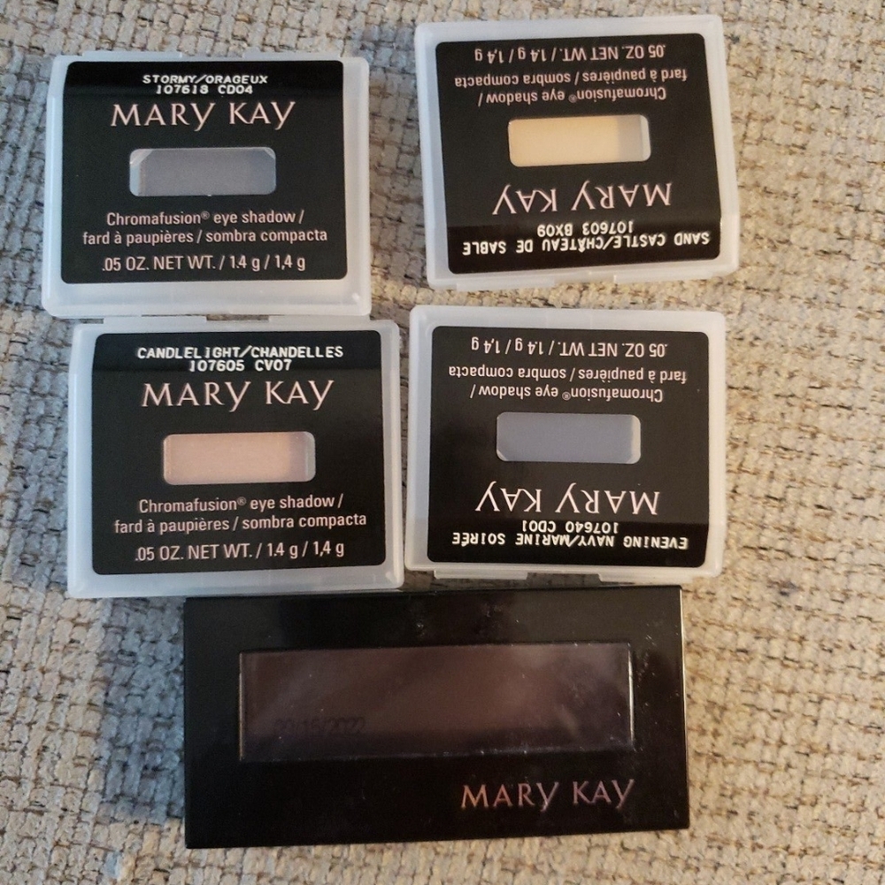 Mary Kay Eye Shadow Set - Stormy, Candlelight, Evening Sand